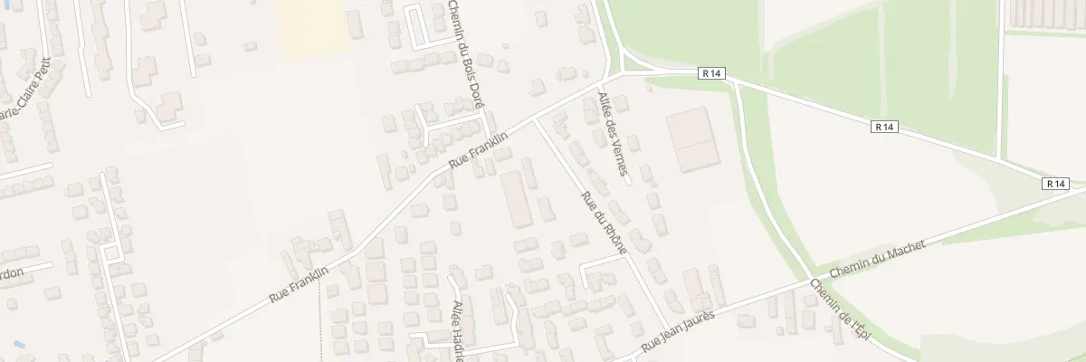 Plan du 9 Rue du Rhône à Vaulx-en-Velin