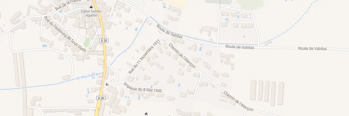 Plan du 5125 Le Garrigon à Grillon