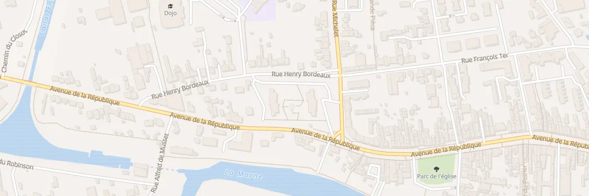 Plan du 1 Rue Michelet à Saint-Dizier