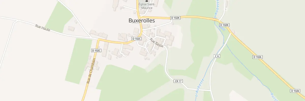 Plan du 8 Rue Basse à Buxerolles