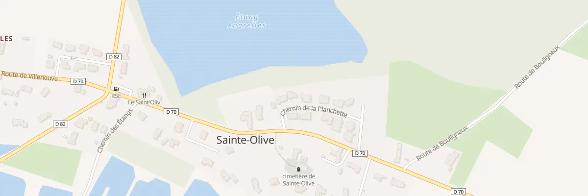 Plan du 166 Che de la Planchette à Sainte-Olive