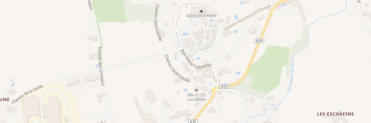 Plan du 5230 Le Village à Cairanne