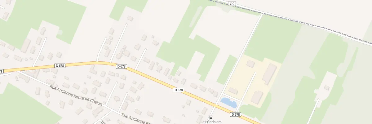 Plan du 53 Rte de St Germain du Bois à Oslon