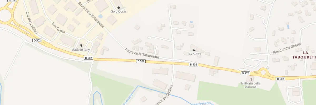 Plan du 5011 La Tabourette Ouest à Estrablin