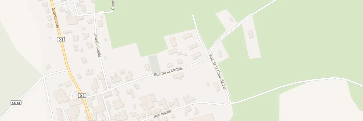 Plan du 19 Rue de la Mothe à Attancourt