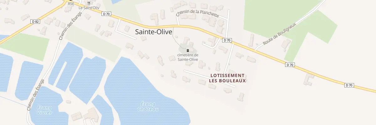 Plan du 186 Chem des Bouleaux à Sainte-Olive