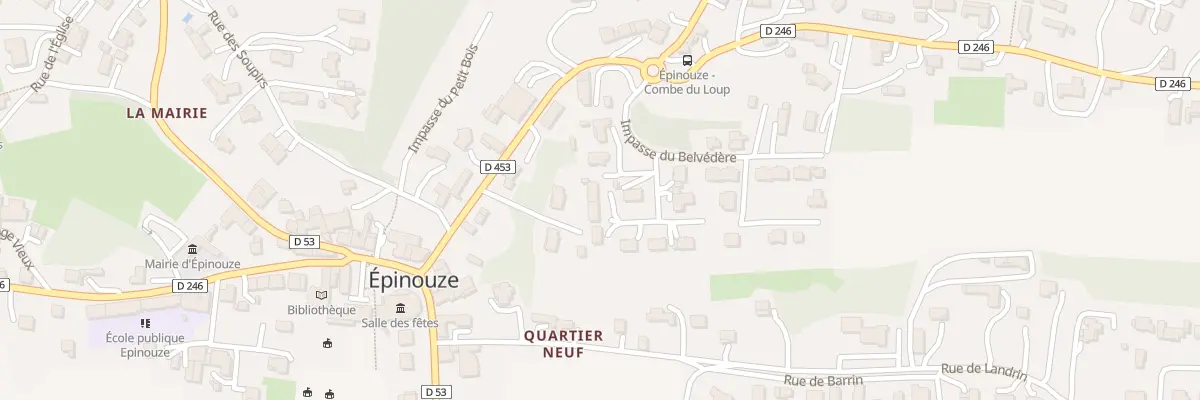 Plan du 150 Imp des Balcons à Épinouze
