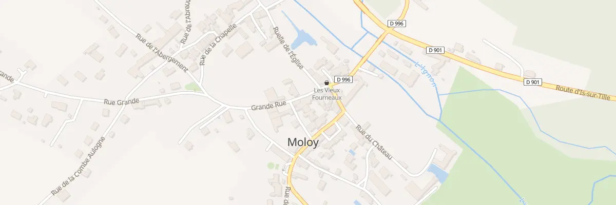 Plan du 3 Gr Grande Rue à Moloy
