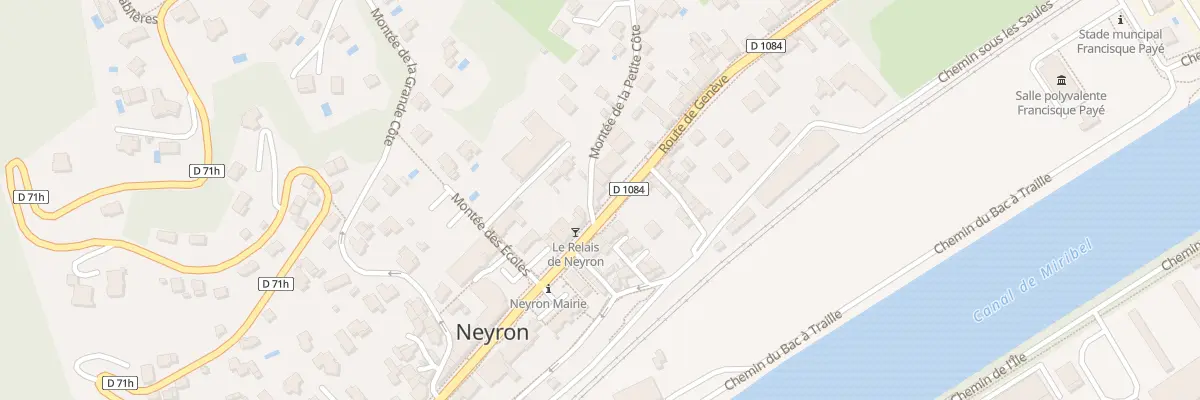 Plan du 80 Rte de Genève à Neyron