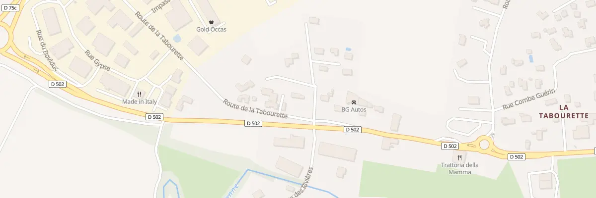 Plan du 1536 Rte de la Tabourette à Estrablin