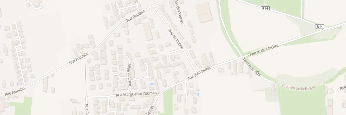 Plan du 2 All des Saules à Vaulx-en-Velin