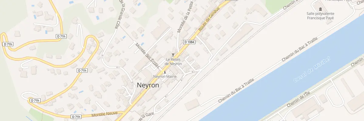 Plan du 75 Rte de Genève à Neyron