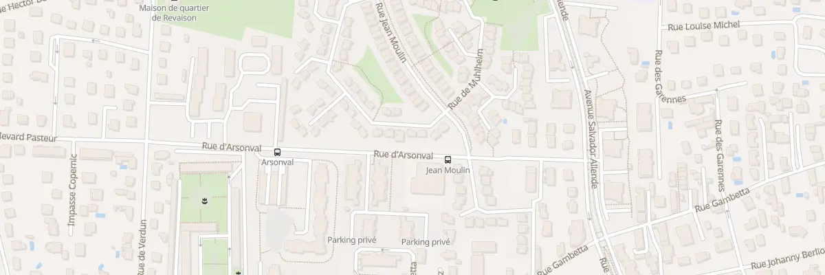 Plan du 64 Rue d’Arezzo à Saint-Priest