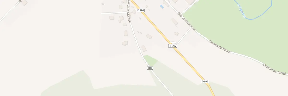 Plan du 9 Che de la Montee à Moloy