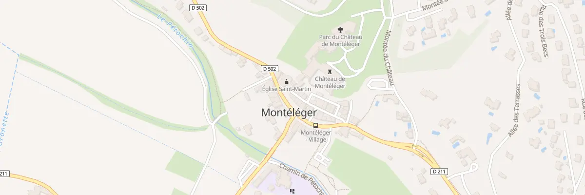 Plan du 7 Crs des Platanes à Montéléger