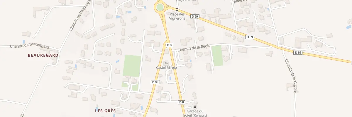 Plan du 9014F Les Charoussans à Cairanne