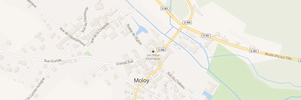 Plan du 4 Gr Grande Rue à Moloy