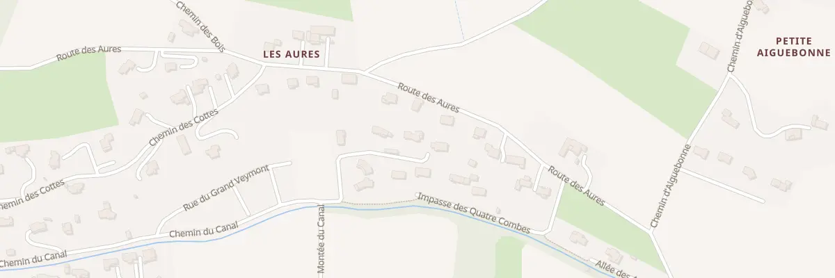 Plan du 5 Le haut des quatre Combes à Allex