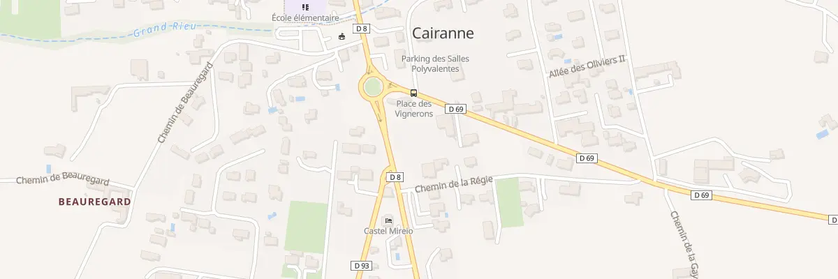 Plan du 180B Rte de Vaison à Cairanne