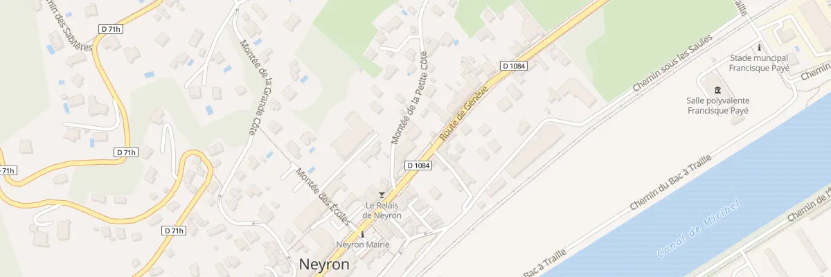 Plan du 76 Rte de Genève à Neyron
