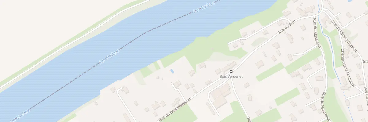 Plan du 8 Rue du Bois Verdenet à Allériot