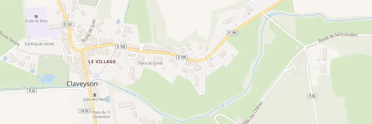 Plan du 270 Rte des Escoffers à Claveyson