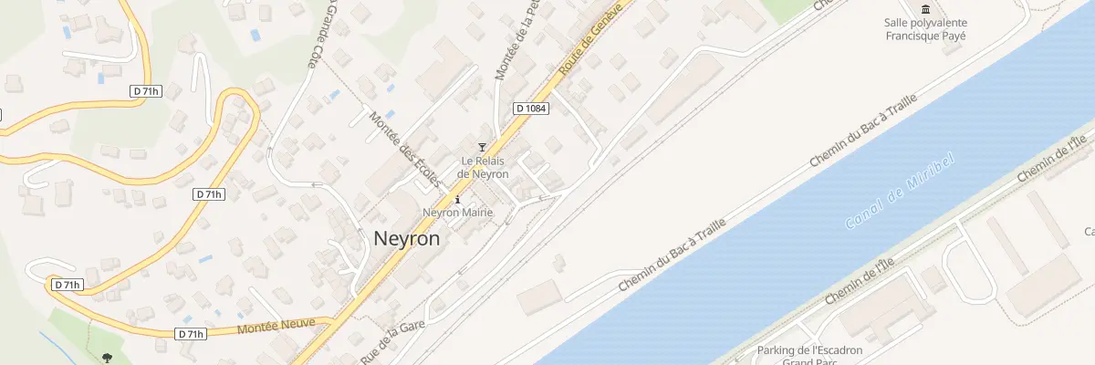 Plan du 73B Rte de Genève à Neyron