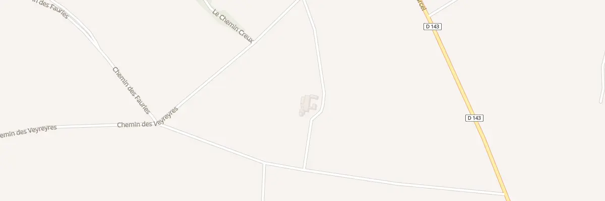 Plan du 1050 Che des Veyreyres à Châteauneuf-sur-Isère
