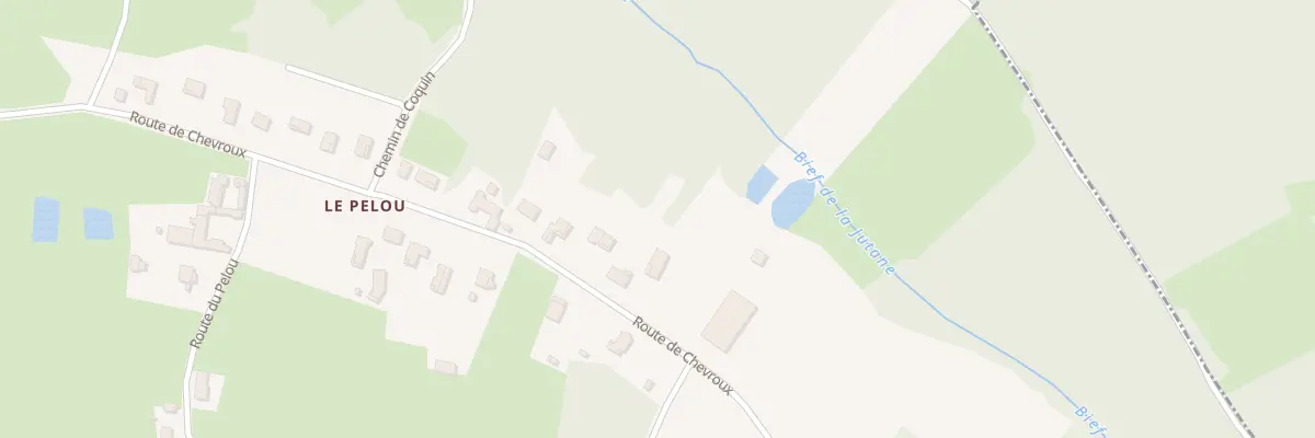Plan du 607 Rte de Chevroux à Ozan