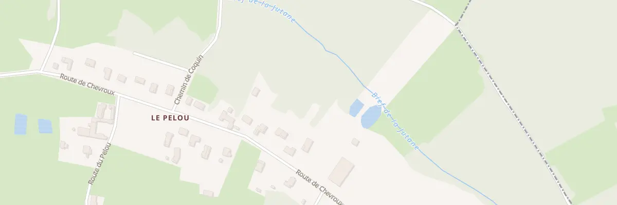 Plan du 603 Rte de Chevroux à Ozan
