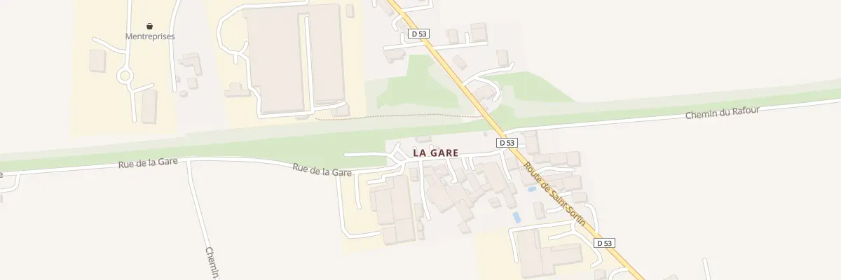 Plan du 100 Rue de la Gare à Épinouze