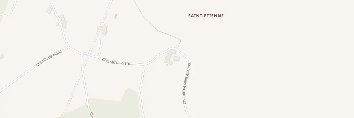 Plan du 9000 Saint-Etienne à La Roche-sur-Grane