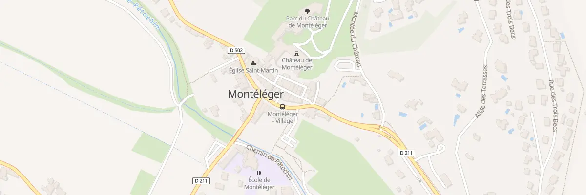 Plan du 8 Pl du Puits à Montéléger