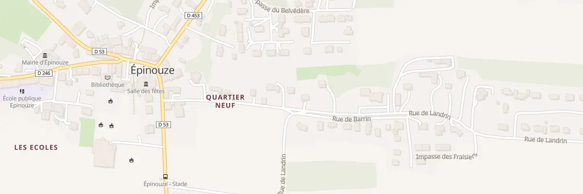 Plan du 355 Rue de Landrin à Épinouze