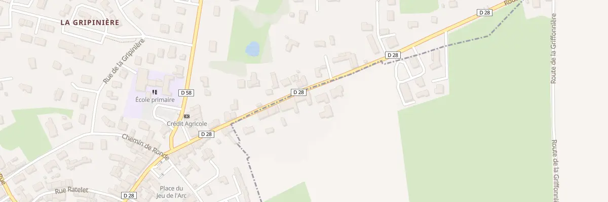 Plan du 5046 Le Pave à Bâgé-Dommartin