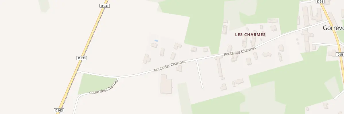 Plan du 462 Rte des Charmes à Gorrevod