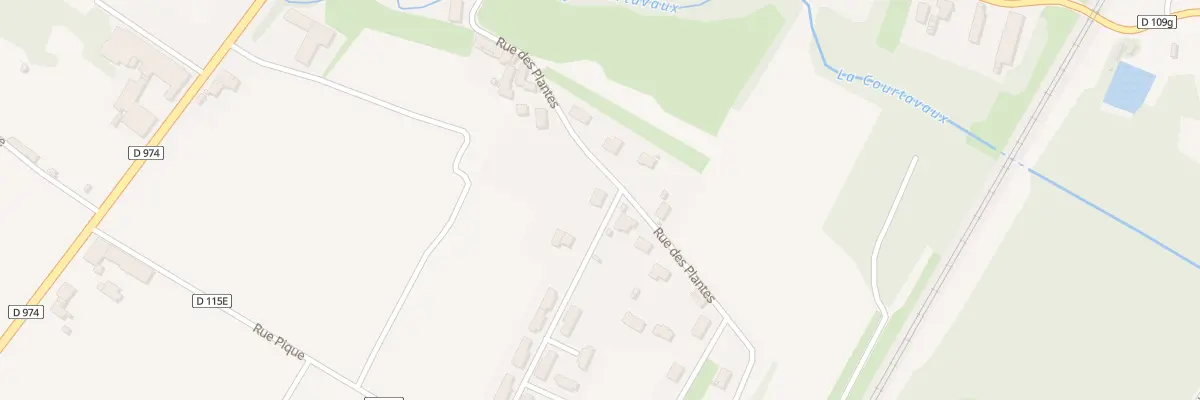 Plan du 5033 Aux Plantes à Premeaux-Prissey