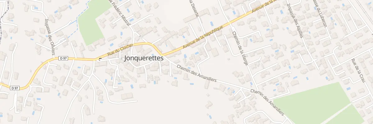 Plan du 107 Che des Amandiers à Jonquerettes