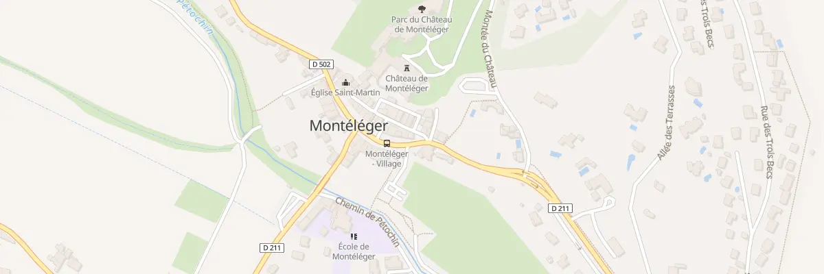Plan du 16 Gr Grande Rue à Montéléger