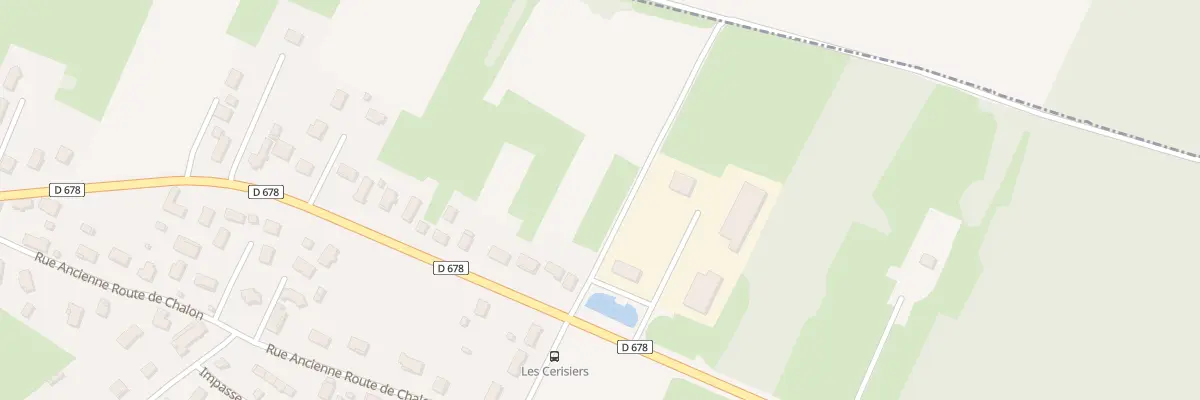 Plan du 55C Rte de St Germain du Bois à Oslon