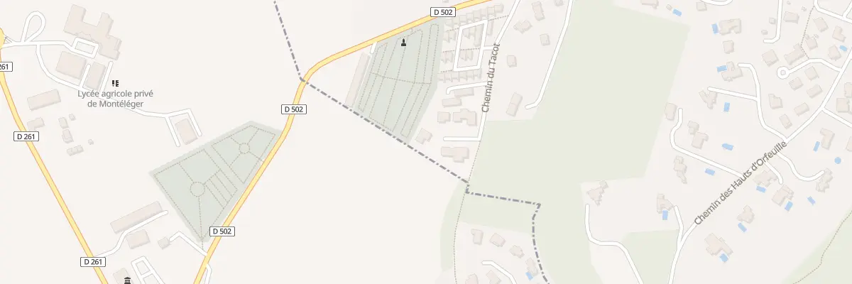 Plan du 94 Che du Tacot à Beaumont-lès-Valence