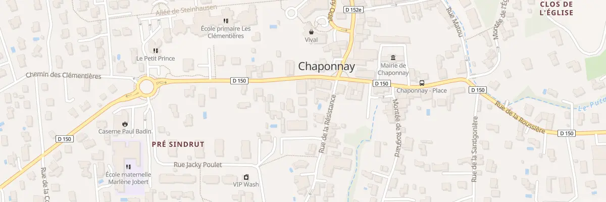 Plan du 9 Rte de Marennes à Chaponnay