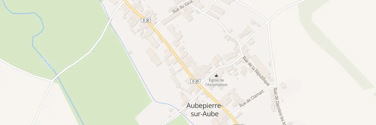 Plan du 66 Rue du Moulin à Aubepierre-sur-Aube