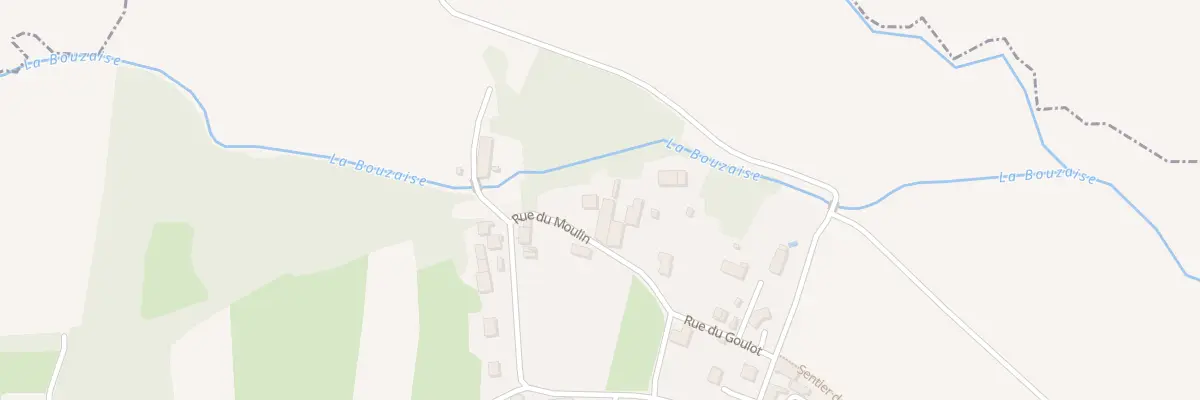 Plan du 13 Rue du Moulin (Bourguignon) à Meursanges