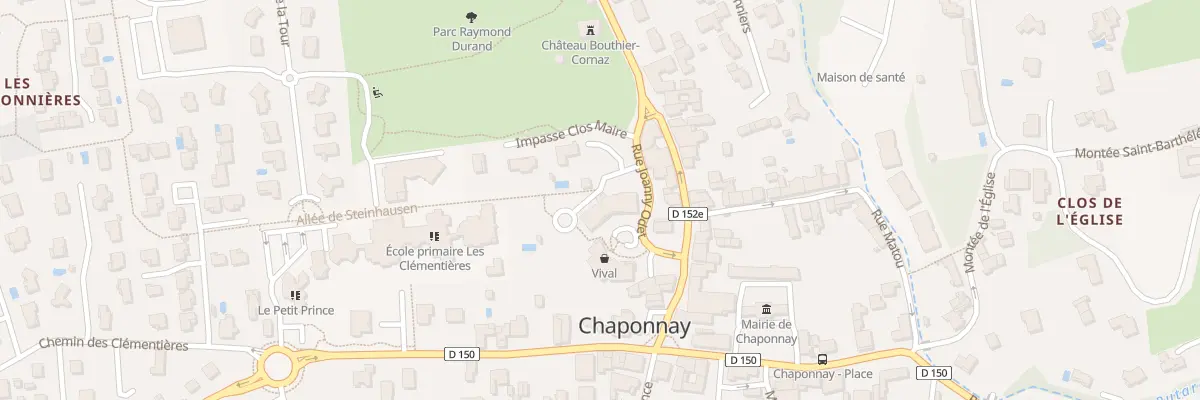 Plan du 5101 Pl Charles de Gaulle à Chaponnay