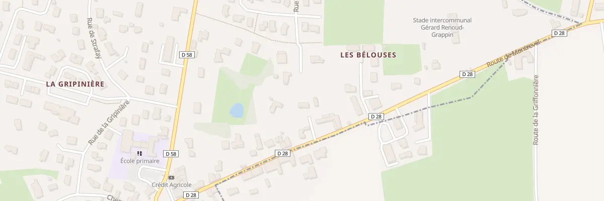 Plan du 41 Rte de Montrevel à Bâgé-le-Châtel