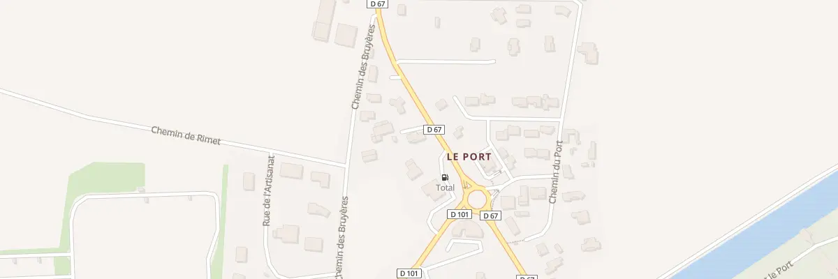 Plan du 1240 Rte de Chateauneuf à Beaumont-Monteux