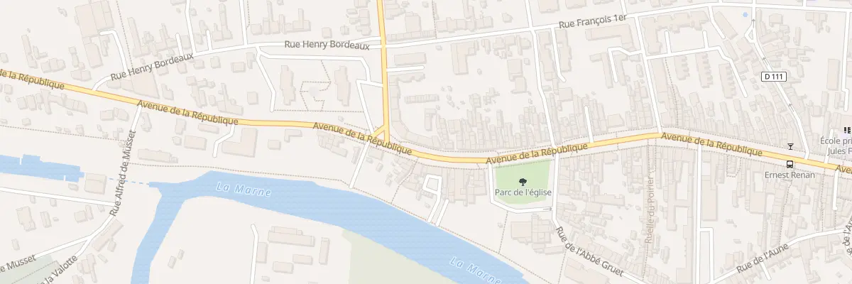 Plan du 740 Av de la République à Saint-Dizier