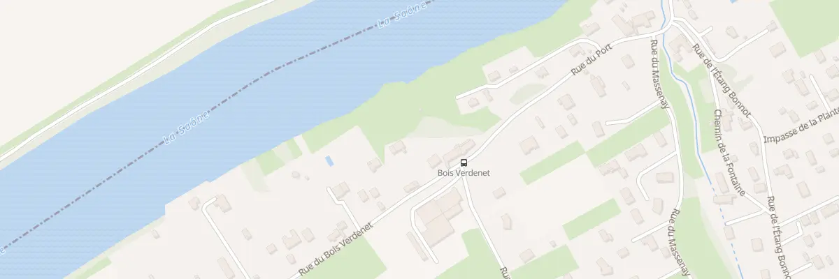 Plan du 2 Rue du Bois Verdenet à Allériot