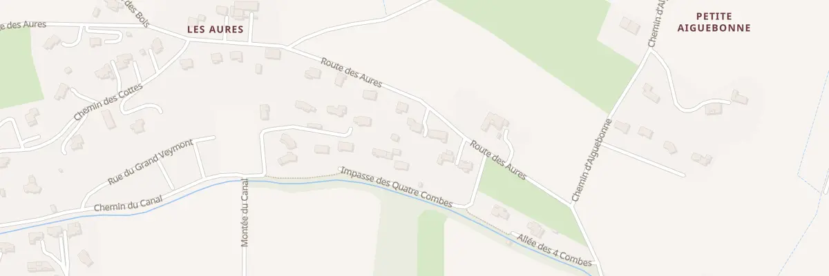 Plan du 5510 Quatre Combes à Allex